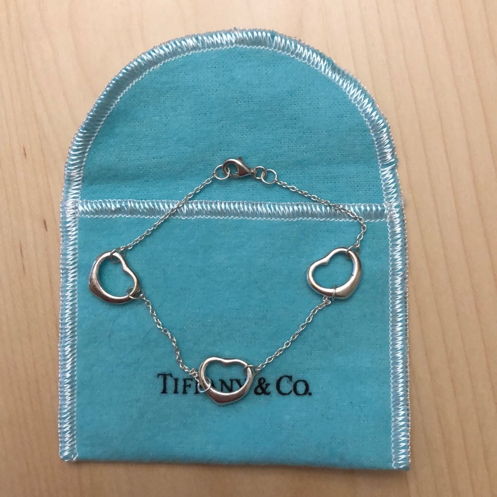 Tiffany & Co Elsa Peretti Open Heart bracelet